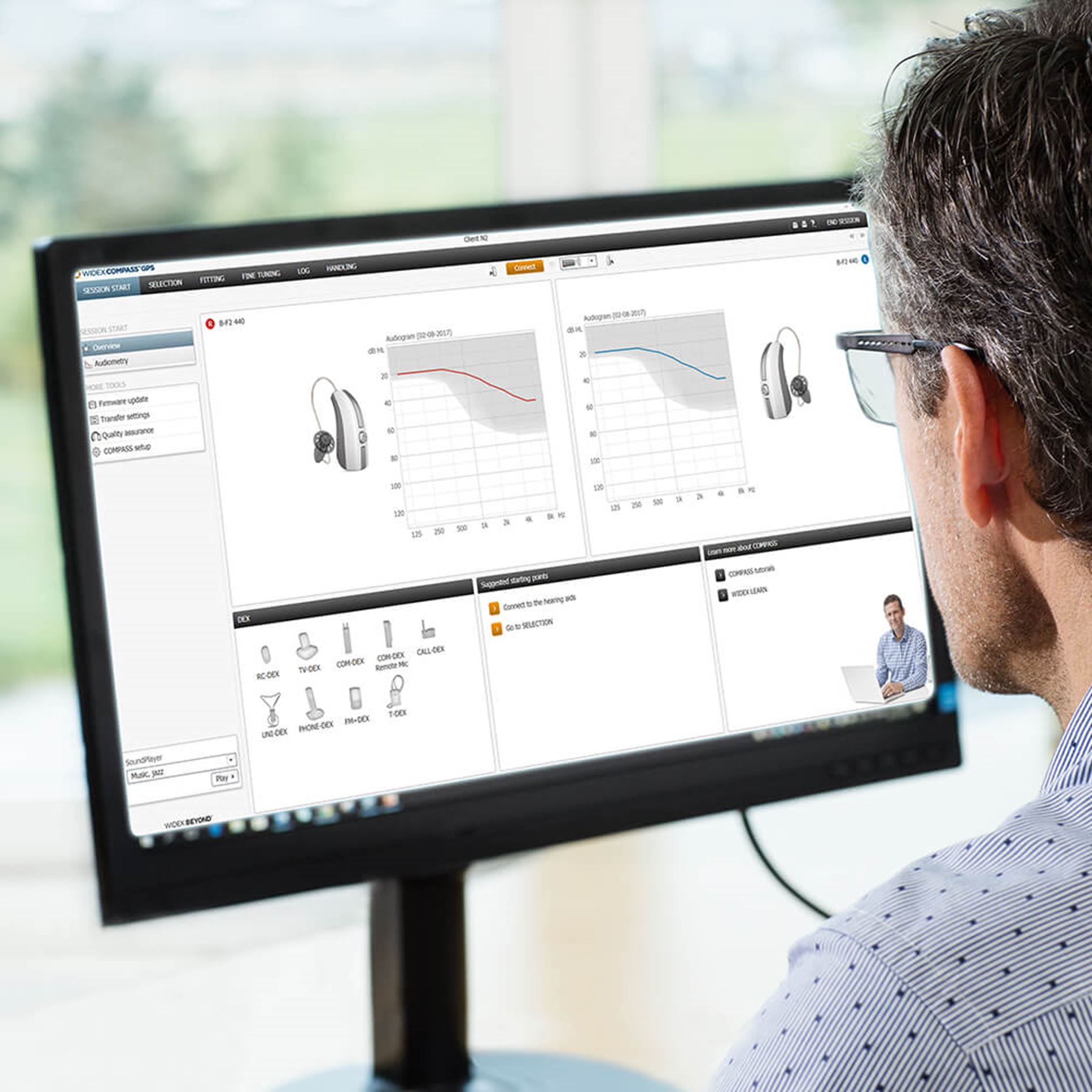 Widex Compass hearing aid fitting software Download/update