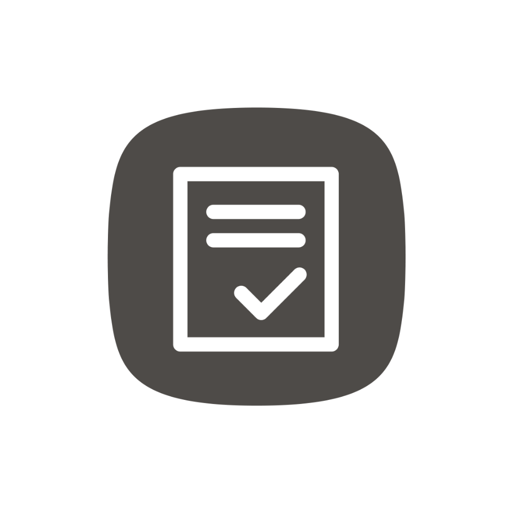 Widex icon check-list