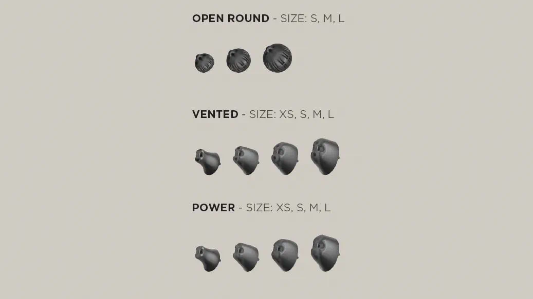 New eartips for superior acoustical stability