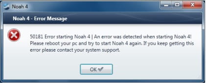 Noah4 エラー 50181