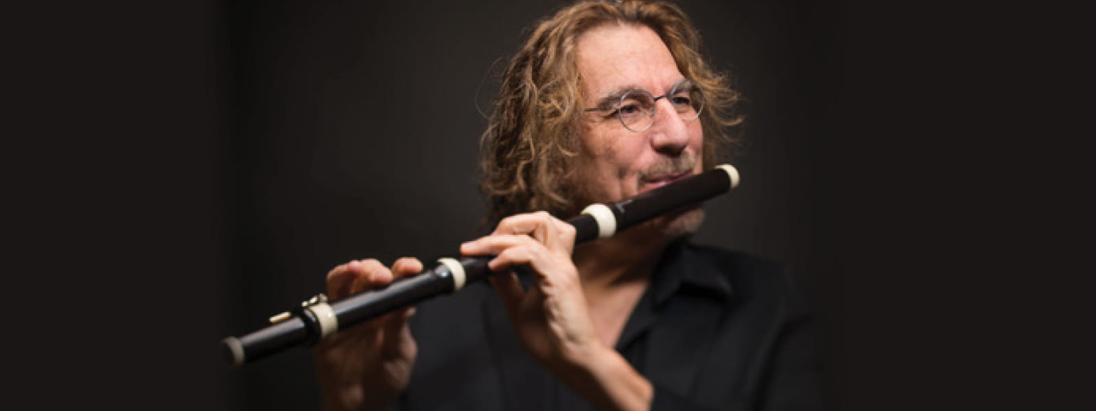 Stephen Schultz playing the flute