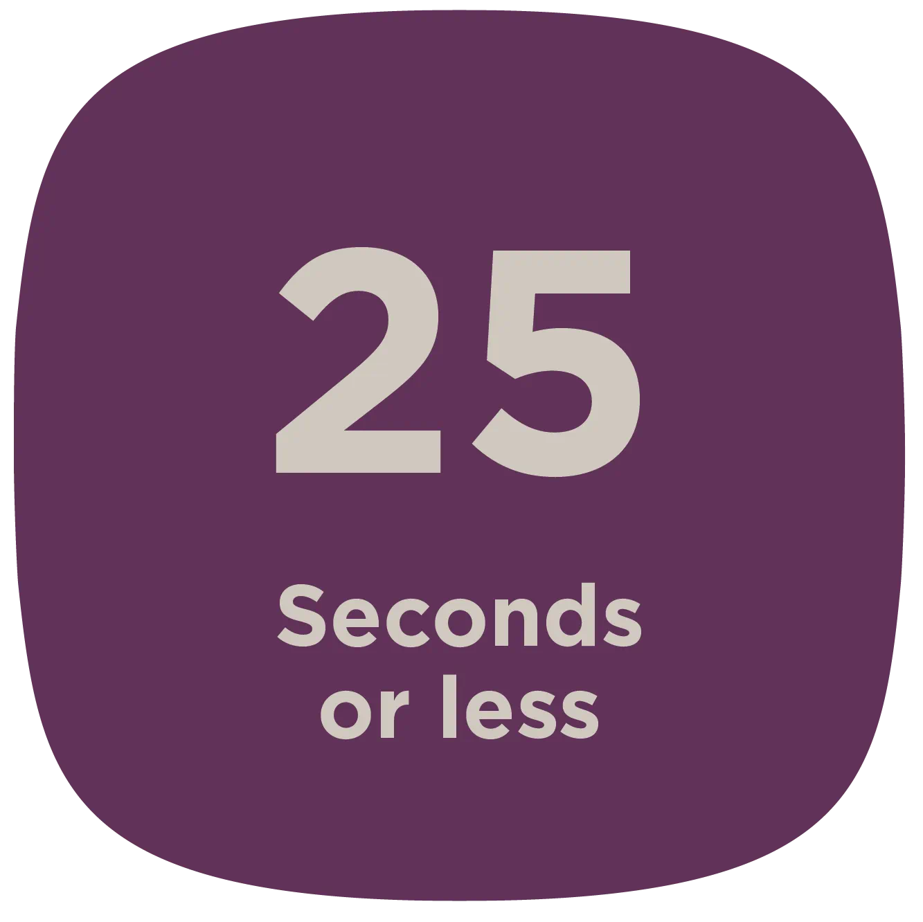 Audiology Support Time: 25 seconds or less