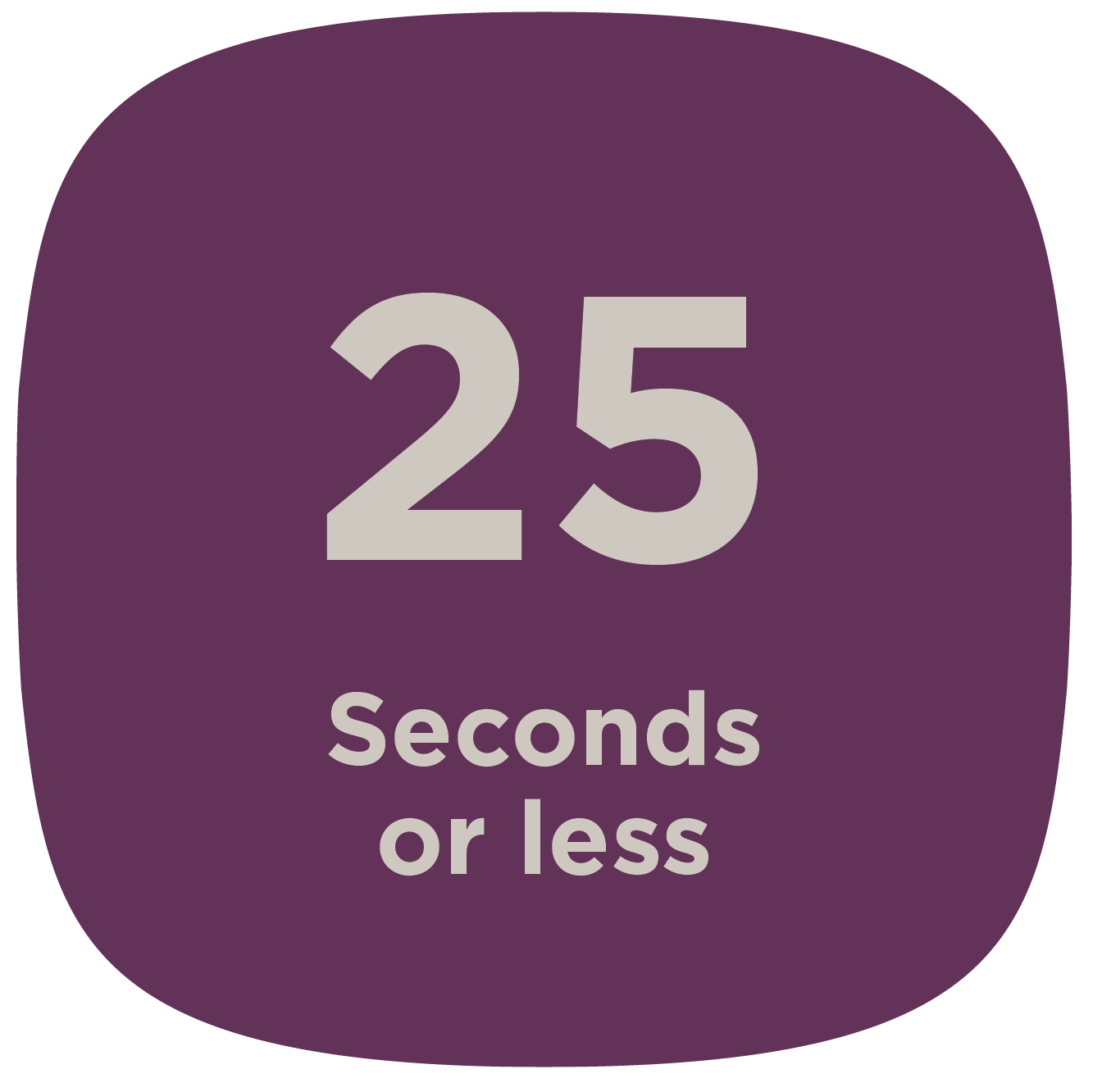 Audiology Support Time: 25 seconds or less